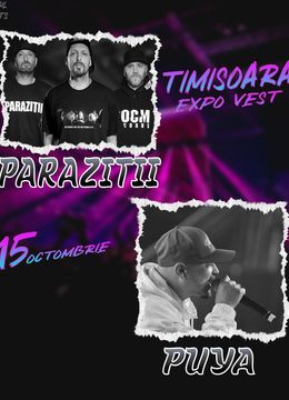 Timisoara: Concert Puya și Paraziții