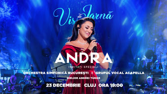 Cluj-Napoca: Concert Andra – Vis de iarna!
