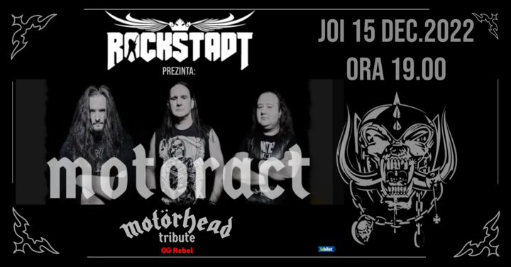 Brasov: Concert MOTORACT (Motorhead Tribute)
