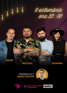 The Fool: Stand-up comedy cu Micutzu, Geo, Mane și Teodora