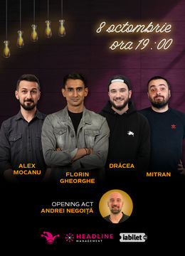 The Fool: Stand-up comedy cu Florin, Mocanu, Drăcea și Mitran