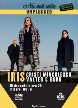 Brasov: Concert IRIS (Cristi Minculescu, Valter & Boro)