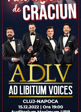 Cluj: AD Libitum Voices - Vino acasă de Crăciun
