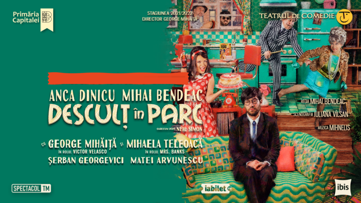 Premiera Sibiu: Desculț în parc // Mihai Bendeac, Anca Dinicu, George Mihăiță, Mihaela Teleoacă a doua reprezentatie