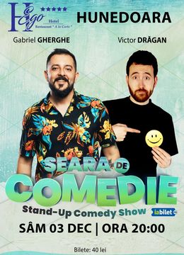 Hunedoara: Stand Up Comedy | Gabriel Gherghe și Victor Drăgan