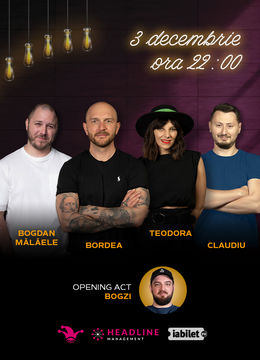The Fool: Stand-up comedy cu Bordea,Mălăele, Claudiu și Teodora