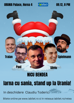 Cluj Napoca: Iarna cu sania, stand up la Urania!
