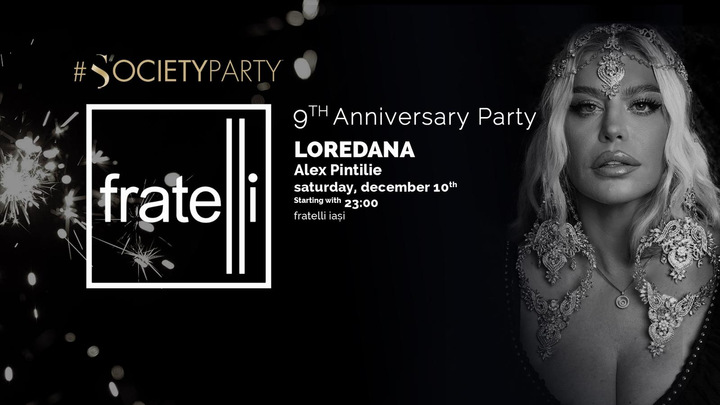 Iași: 9Th Anniversay Party with Special Guest Loredana