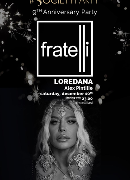 Iași: 9Th Anniversay Party with Special Guest Loredana