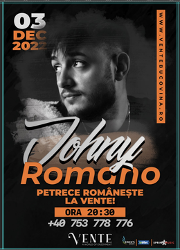 Gura Humorului: Concert Johny Romano Live