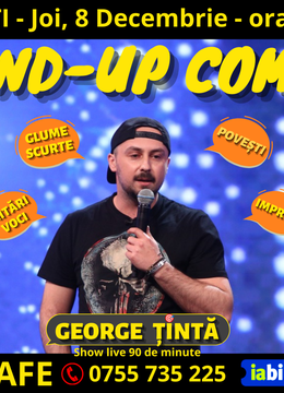 Galati: Stand-up Comedy cu George Țintă @ ST.UP CAFE