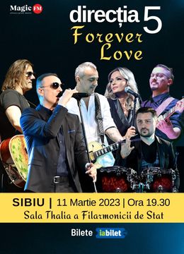 Sibiu: Concert Direcția 5 - Forever Love Tour 2023