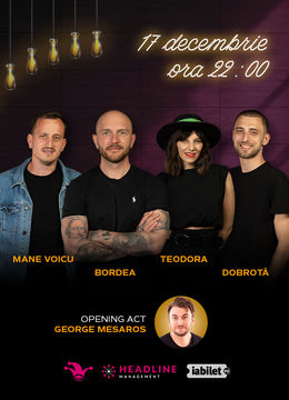 The Fool: Stand-up comedy cu Bordea, Mane, Teodora și Dobrotă