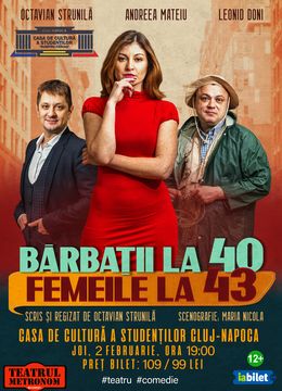 Cluj-Napoca: Barbatii la 40, femeile la 43