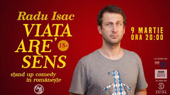 Radu Isac - Viața are sens | Stand Up Comedy în românește @ Club 99