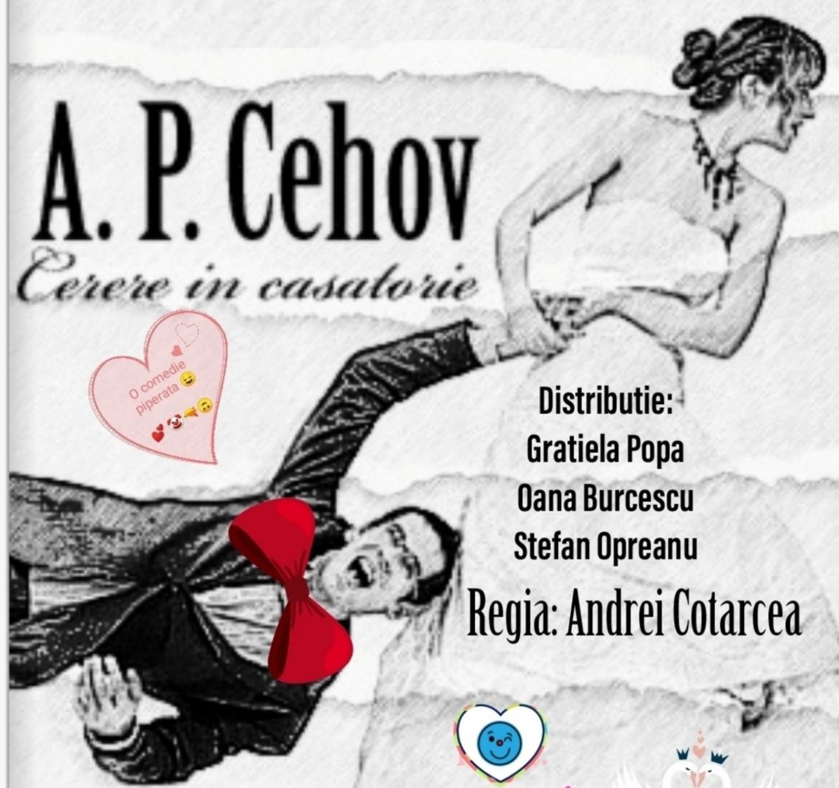 Bilete Pitesti:Cerere in casatorie de A.P.Cehov - 14 ian, ora 19:00 ...