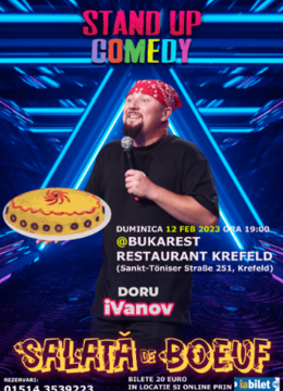 Krefeld: Stand up comedy cu Doru iVanov