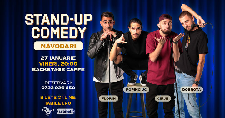 Năvodari: Stand-up comedy cu Cîrje, Florin, Dobrotă și Popinciuc