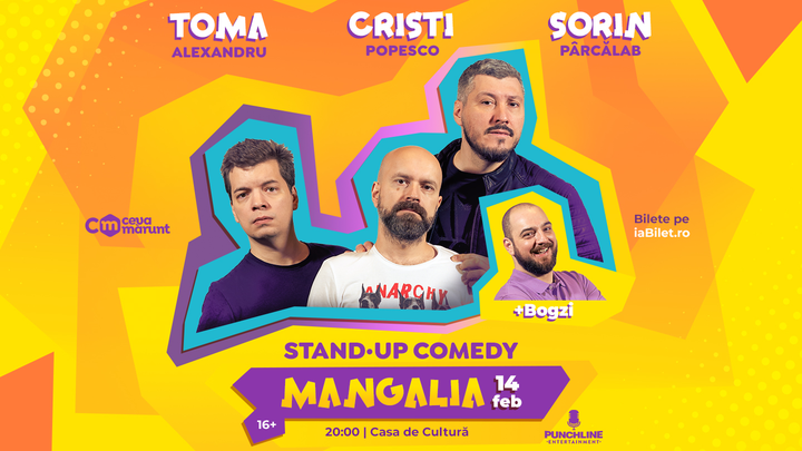 Mangalia: Stand-up Comedy cu Toma, Cristi și Sorin