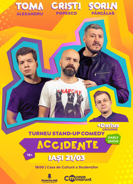 Iași: Stand-up cu Toma, Cristi & Sorin Early Show