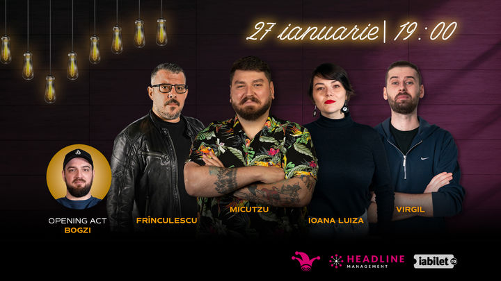 The Fool: Stand-up comedy cu Micutzu, Frînculescu, Ioana Luiza și Virgil
