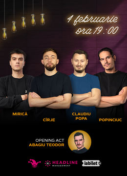 The Fool: Stand-up comedy cu Mirică, Cîrje, Claudiu Popa și Popinciuc