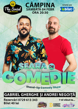 Campina: Stand Up Comedy | Gabriel Gherghe și Andrei Negoiță