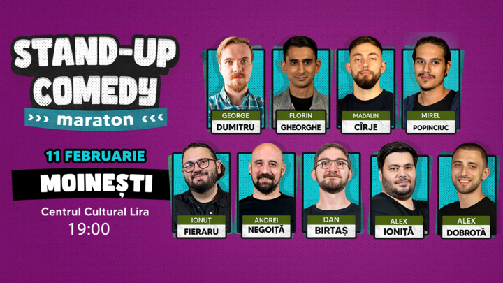 Moinești: Stand-up comedy MARATON