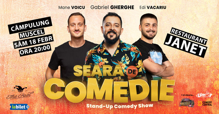Campulung: Stand Up Comedy | Gabriel Gherghe, Mane Voicu si Edi Vacariu