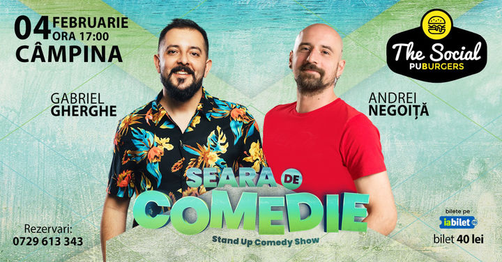 CÂMPINA: Stand Up Comedy | Gabriel Gherghe și Andrei Negoiță | SHOW 2