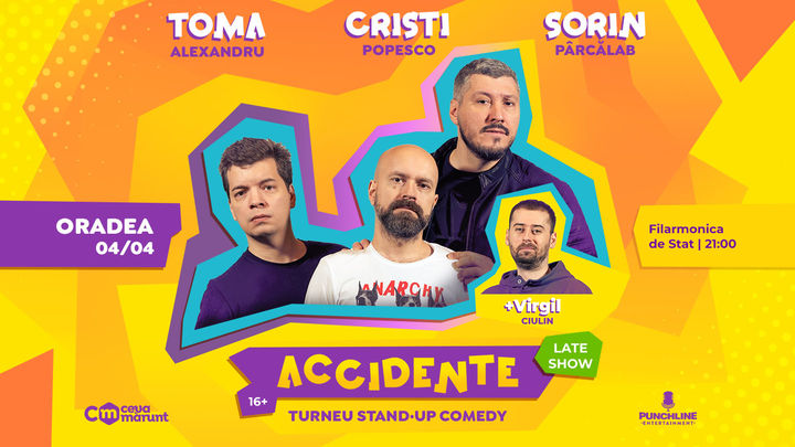 Oradea | Stand-up cu Toma, Cristi & Sorin (Late Show)