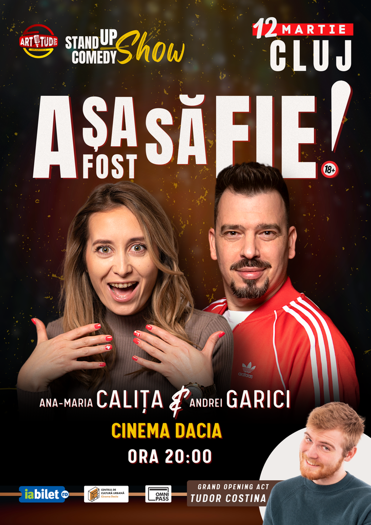 Cluj: Stand up comedy cu Ana Maria Calita & Andrei Garici - 