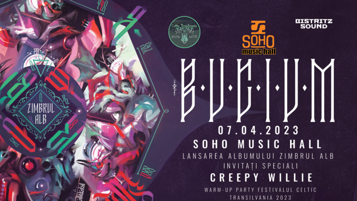 Bistrita: Concert Bucium - Lansarea albumului „Zimbrul Alb” la Soho Music Hall Bistrita