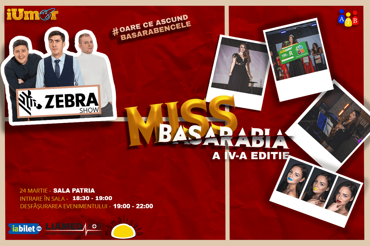 Bilete Brasov: Miss Basarabia - A IV-a Editie - 24 Mar, 19:00 ...