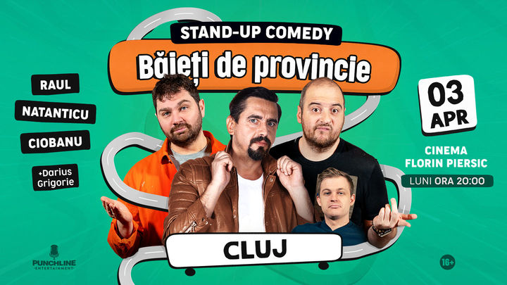 Cluj | Stand-up Comedy cu Natanticu, Ciobanu & Raul