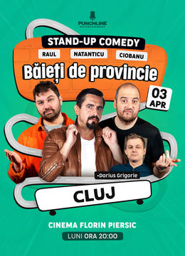 Cluj | Stand-up Comedy cu Natanticu, Ciobanu & Raul