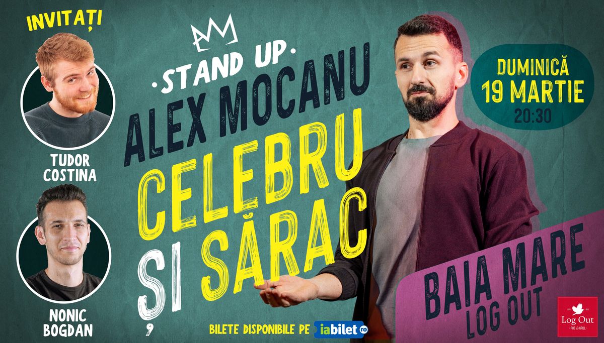 Bilete Baia Mare Stand up comedy cu Alex Mocanu Tudor Costina și