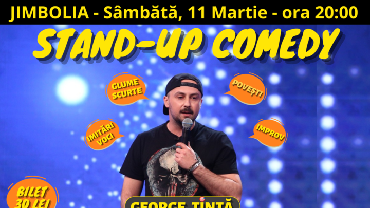 JIMBOLIA: Stand-up Comedy cu George Țintă @ Restaurant Riviera