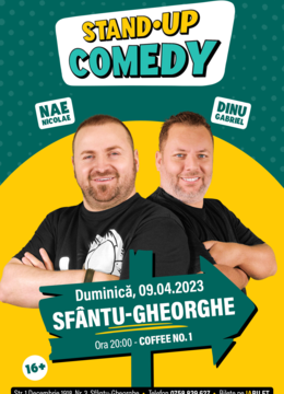 Sfântu Gheorghe: Stand Up cu Nae Nicolae si Gabriel Dinu