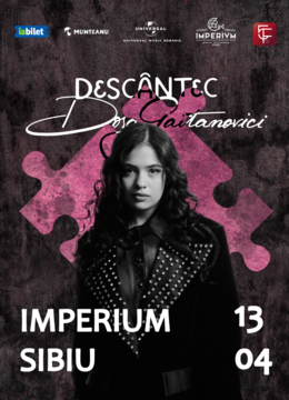 Sibiu: Concert Dora Gaitanovici • Lansare album „Descântec”
