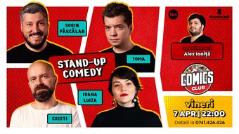 Stand-up cu Cristi, Toma, Sorin și Ioana Luiza la ComicsClub!