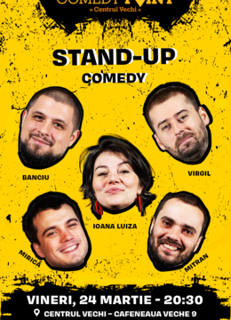 Comedy Point: Stand-up cu Mirică, Luiza, Virgil, Mitran și Banciu