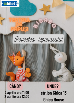 Povestea iepurasului@Teatrul de Papusi Bibabo