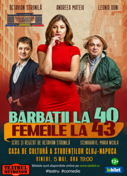 Cluj Napoca:  Barbatii la 40, femeile la 43