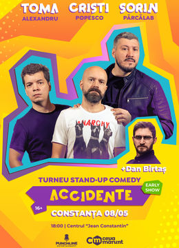 Constanța | Stand-up Comedy cu Toma, Cristi & Sorin (Early Show)