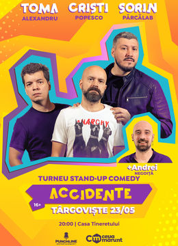 Târgoviște | Stand-up Comedy cu Toma, Cristi & Sorin
