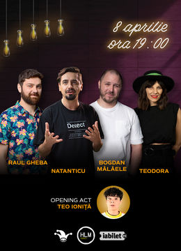 The Fool: Stand-up comedy cu Natanticu, Raul Gheba, Bogdan Mălăele și Teodora Nedelcu
