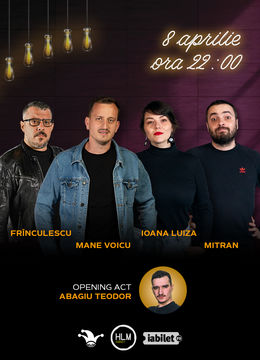 The Fool: Stand-up comedy cu Mane Voicu, Ioana Luiza, Dragoș Mitran și Frinculescu