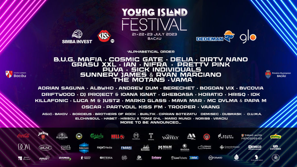 Bilete Young Island Festival 2023 2123 iul '23 Insula de agrement