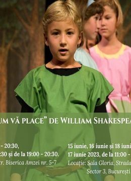 "Cum vă place" de William Shakespeare